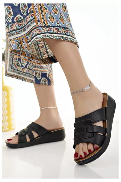 Дамски ежедневни чехли ортопедични с мека подметка за вкъщи, навън, за гости и като подарък за тъжа