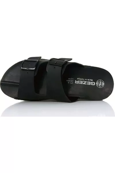  شبشب رجالي أسود بمشبك للمنزل