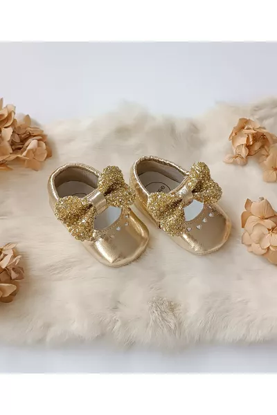 أليس جولد حذاء طفل جلد طبيعي