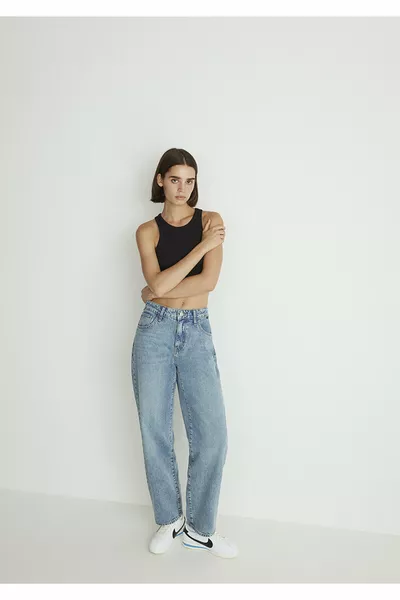 Leila Real Blue Indigo Blaue Jeanshose 