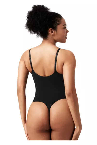 Soutien-gorge débardeur femme avec string en tissu sans couture, soutien, noué en bas, bretelles réglables, corset