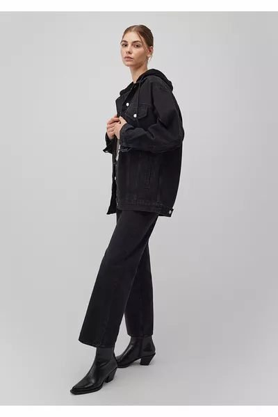 Lexa Koyu Duman Gri Jean Ceket 