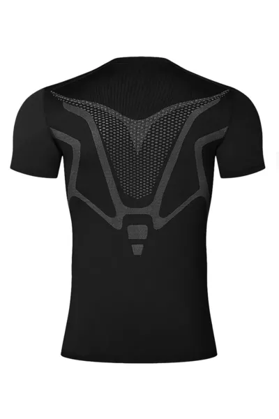 Ghassy Co. Men's Ultra Stretch Running Exercise Quick-Dry Breathable Short Sleeve Sports T-Shirt