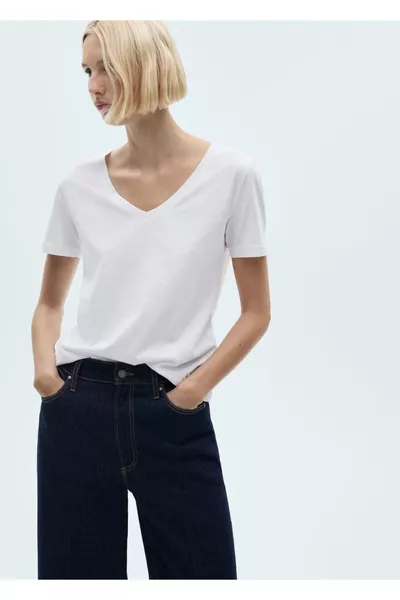 Maglietta di cotone a maniche corte