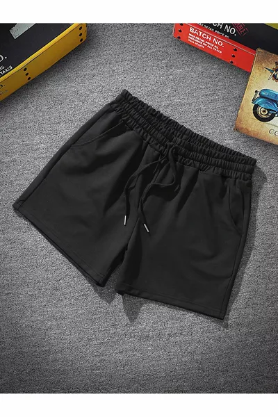 Мужские черные шорты