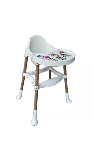 كرسي غذاء للأطفال وطاولة أنشطة ممتعة