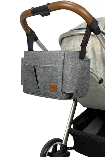 Jogging Kinderwagen en Organizer Tas - grijs