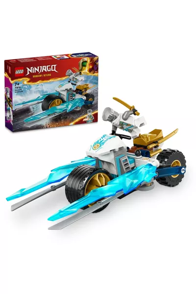 ® NINJAGO® Леден мотоциклет на Зейн – Креативен комплект за играчки за деца 7+