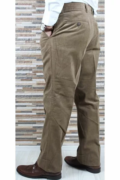 Pedante Pantaloni Kilasik in Velluto