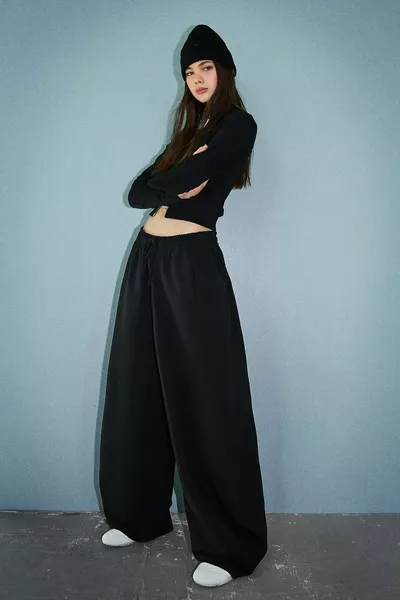 Pantalon ajusté en coton