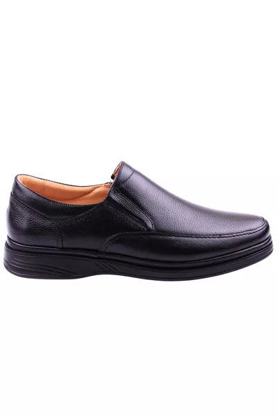 حذاء رجالي يومي كبير الحجم مريح جداً، من الجلد بالكامل داخلياً وخارجياً، أورثوبيدي، موديل sk (المقاسات )