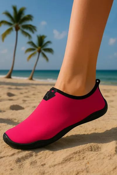 لاب حذاء شاطئ وبحر متعدد الاستخدامات وردي