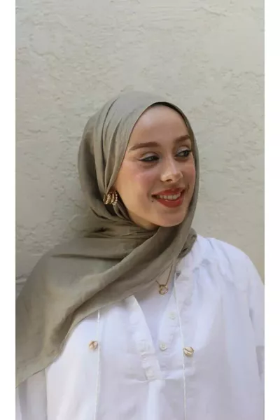 Neo Cotton Scarf Antique Beige