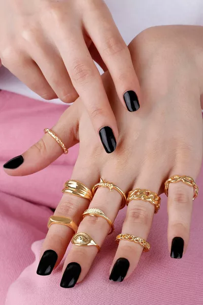 طقم خواتم 9 قطع وخواتم مفاصل 