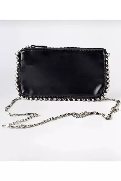 Borsa Donna con Tracolla a Catena Incrociata e Borchie