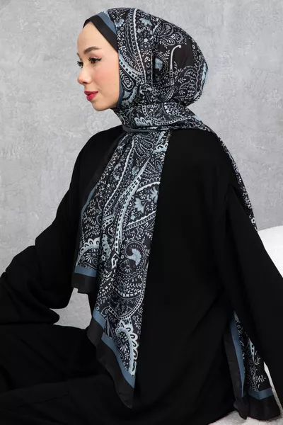 ÉCHARPE EN COTON À MOTIF ETHNIQUE RÉTRO, TISSU IMPORTÉ, HAUTE QUALITÉ & NOUVELLE SAISON