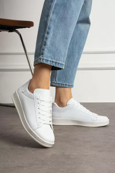 Baskets blanches pour femmes 