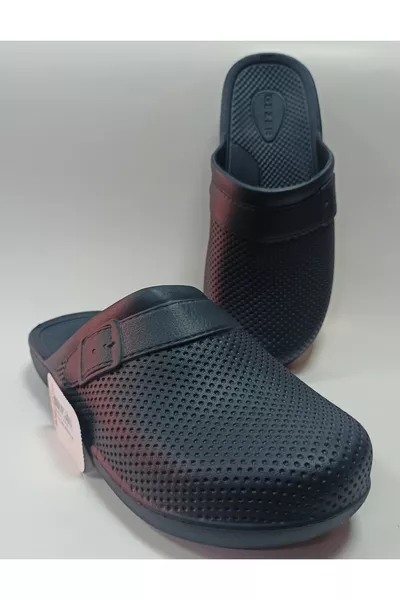 شبشب أرضية مائية مقاوم للماء خفيف جداً باللون الأزرق الداكن للحمام والمطبخ والشرفة والتراس والحديقة