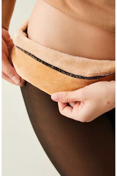 جوارب حرارية داخلية مبطنة مع مظهر الجوارب الرقيقة Smr