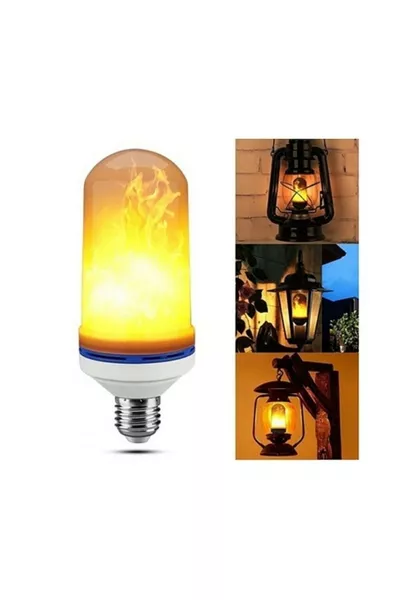 5 Watt Flame Effect Bulb - Flame Bulb - Flame Lamp Fire Bulb