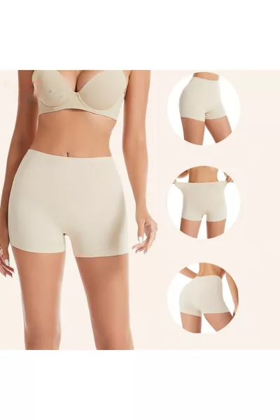 Carigna Model Verstevigende en Vormgevende Boxer met Laser Snit, Laat Geen Sporen Achter, Huidkleur