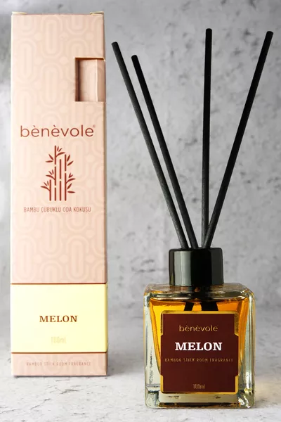 Аромат за стая с бамбукова пръчка с аромат на пъпеш  мл | Освежаващ и екзотичен ефект