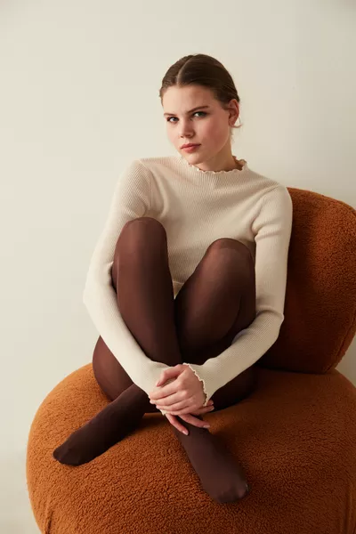 جوارب ضيقة مايكرو  بلون البرقوق - بينتليسيوس