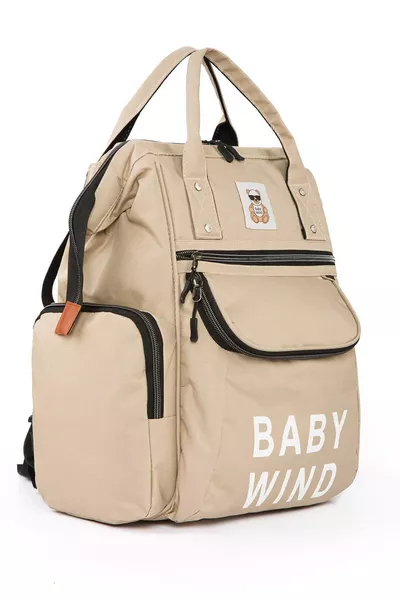 Luxus-Modell Baby-Pflege-Rucksack mit Thermosfach, Metallhaken und Kinderwagenhaken