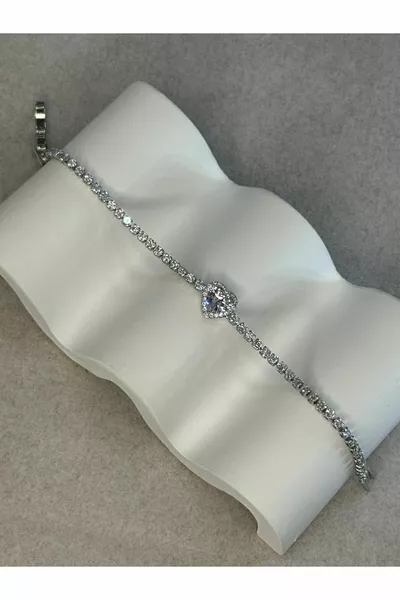 سوار باندورا موديل ستيل بمطرقة قلب