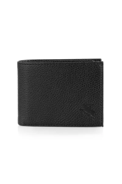 Мужской классический кошелек черный -CDN-S