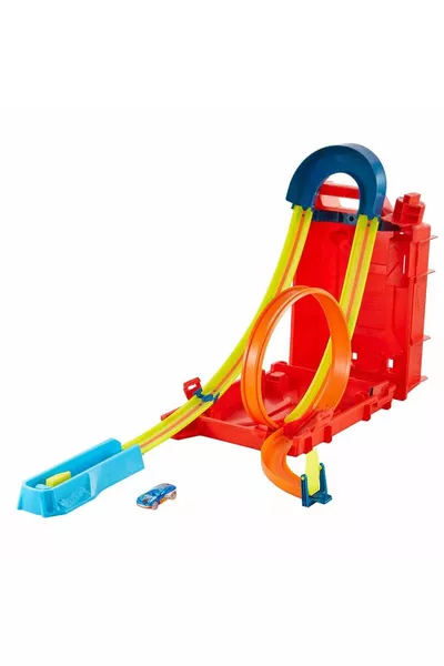 مجموعة ألعاب تراك بيلدر أنليميتد™ لخزانات البنزين والحركات البهلوانية، هدية للأطفال من عمر 6 سنوات فما فوق