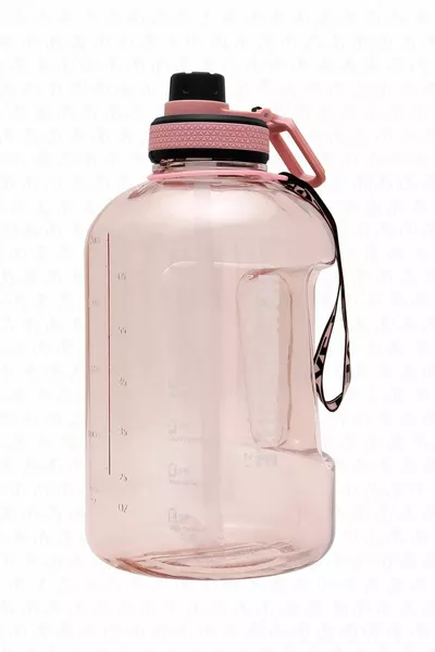 Gourde Motivante Winta Bpa Sans 2,5 L Rose, Bouteille d’Eau, Gourde