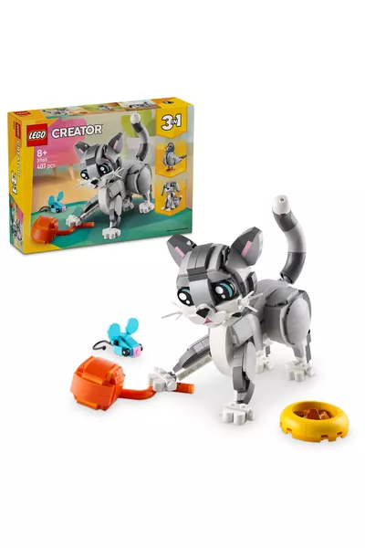 Set di Giocattoli Creativi 3 in 1 Creator® Gatto Giocoso + per Bambini (P)