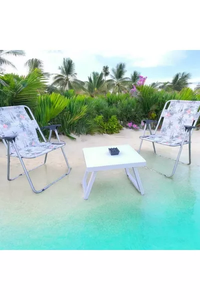 KLAPPBARER PLASTIKTISCH - CAMPINGTISCH