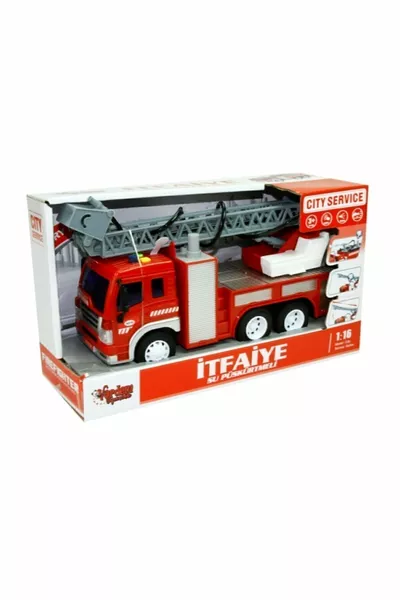 1: سيارة إطفاء بصوت وضوء (ترش الماء)