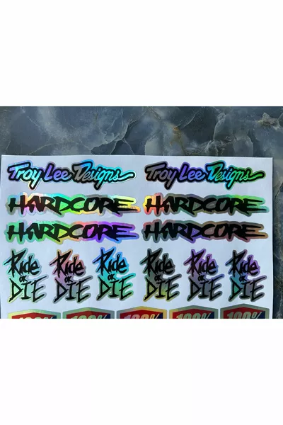 MotorfietsFietsMerk Sticker Set, Sticker Etiket