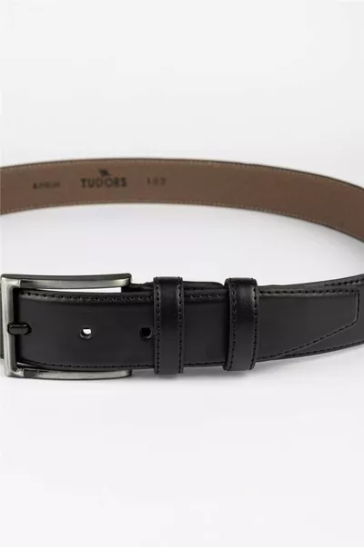 Men's 3.5 cm Classic Black Belt