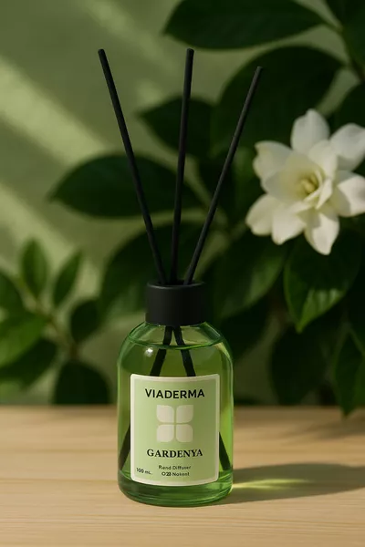 Gardenya Esanslı Fiber Çubuklu Oda Kokusu  ml - Doğal, Ferah ve Uzun Süreli Koku