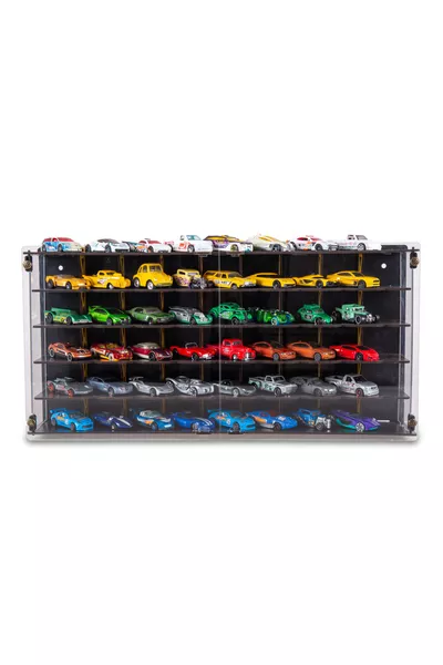 Couvercle en plexiglas pour voiture 1/ Compatible Hotwheels et Matchbox, étagère de voiture de collection, garage pour voitures miniatures
