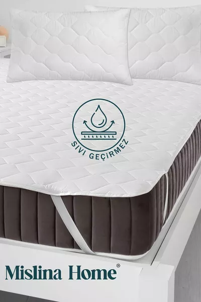 Стеганый микрофибровый уголок с резинкой, водонепроницаемая простыня-защита для односпальной и двуспальной кровати