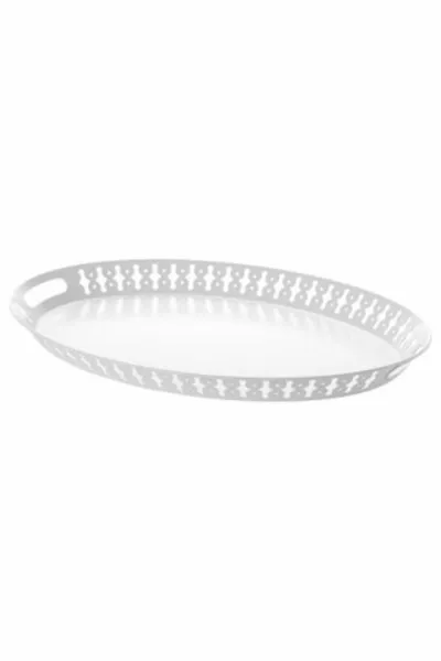 صينية لون أبيض  سم