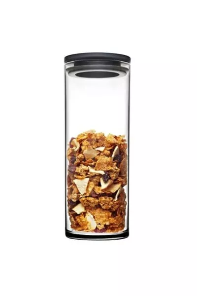  Vacuum Glass Jar - Glass Food Storage Container  Pack Gray  Cc