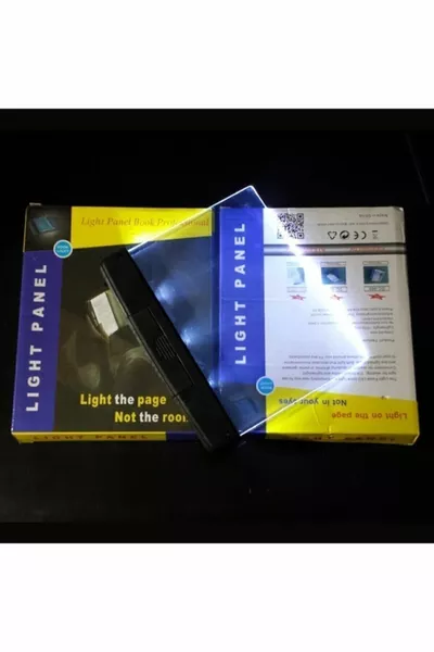 Книга с осветительной LED-панелью, рамкой для чтения и светящейся закладкой