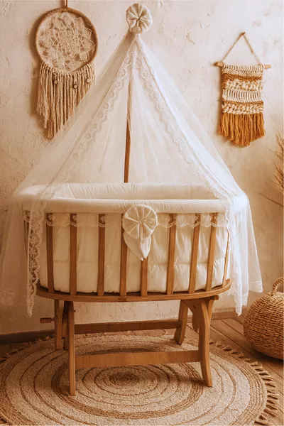 سرير أمدان بسلة (يشمل المرتبة) من 0 إلى 2 سنوات