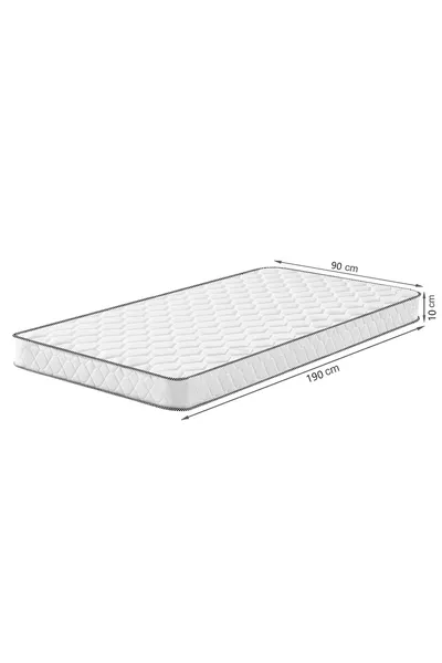 سرير قطني أرثوبيدي كامل، قماش قطني محاكٍ يسمح بالتنفس، بخيارات مقاس