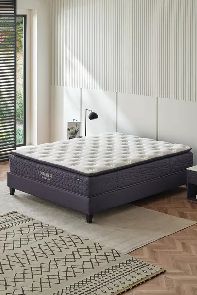 سرير مع نوابض وداعم مبطن دوكيس ألترا كير