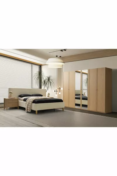 Folt Brown 6 Kapılı Yatak Odası Takımı