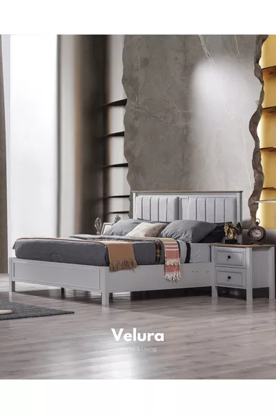 Спальный гарнитур Respi (Шкаф + Комод + Тумбочка + Кровать)