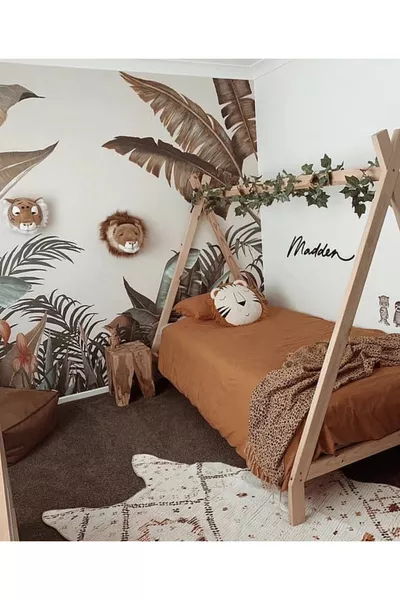 سرير خشبي مونتيسوري دين