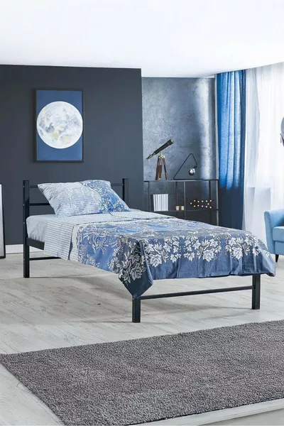 Metal Karyola, ALFA Metal Karyola, Ferforje Karyola, Tek Kişilik Metal Karyola